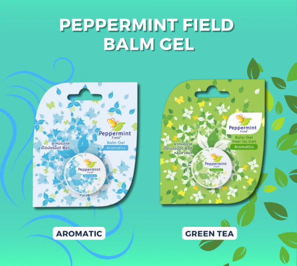 Peppermint Field Balm Gel & Green Tea Scent Gel 8g