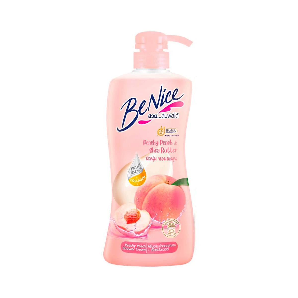 BENICE Peachy Peach & Shea Butter Shower Cream 400ml