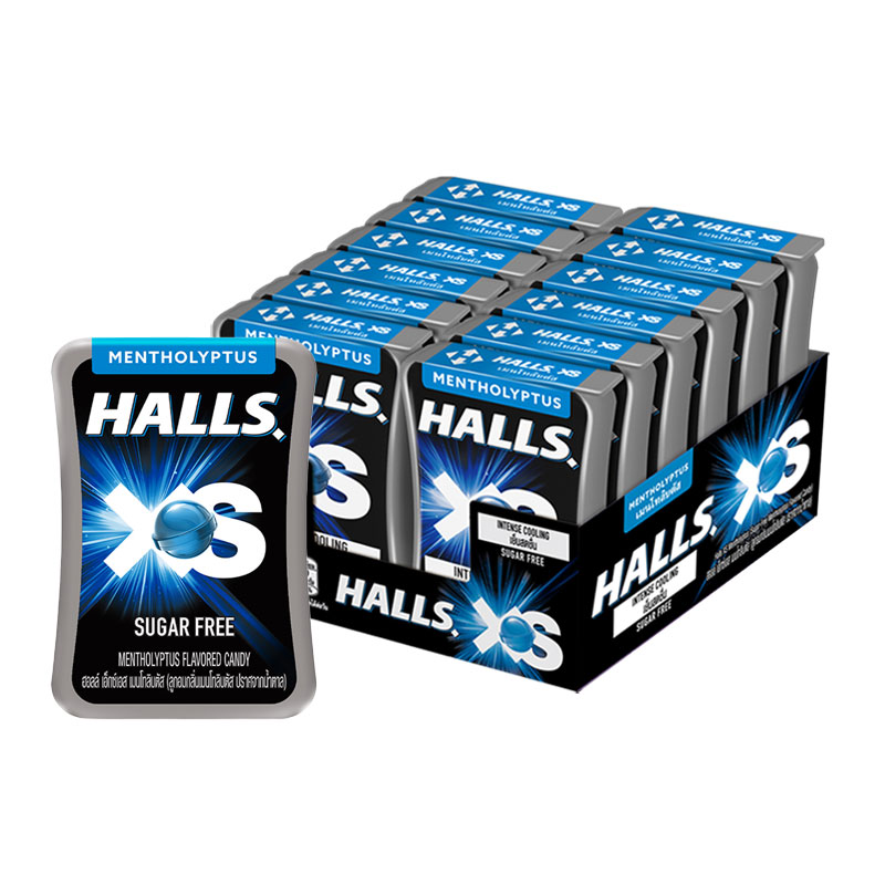 HALL'S XS Mentho-Lyptus 12g x 12