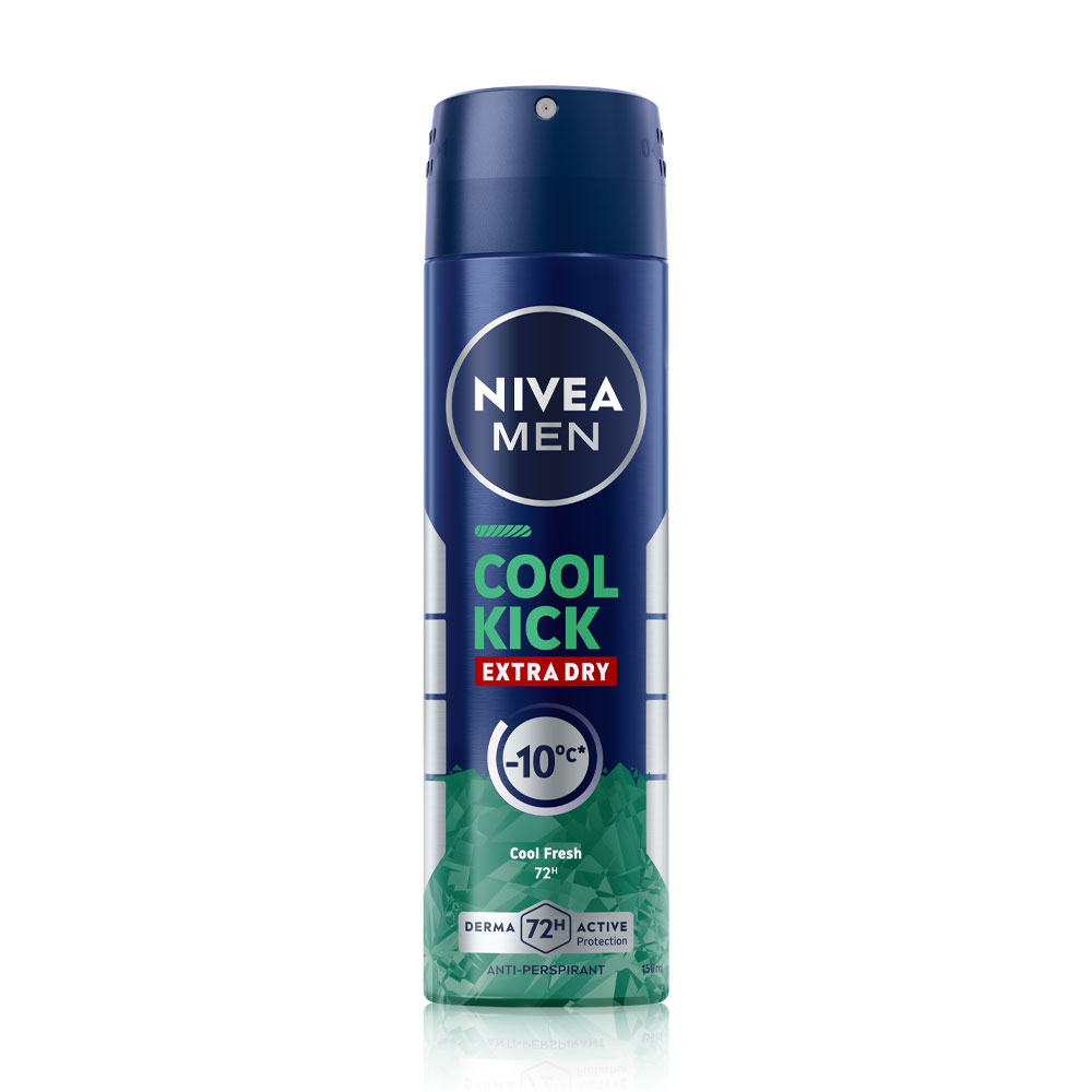 NIVEA Men Extra Dry Cool Fresh Spray Deodorant 150ml