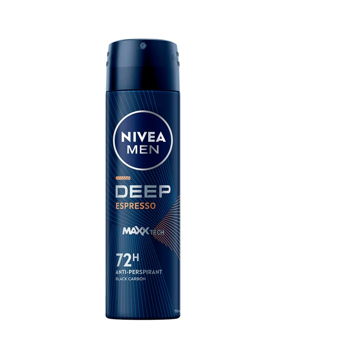 NIVEA Men Deep Black Charcoal Espresso Spray Deodorant 150ml
