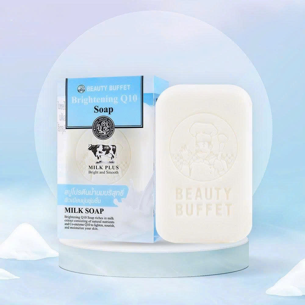 BEAUTY BUFFET Milk Plus Brightening Q10 Soap 100g