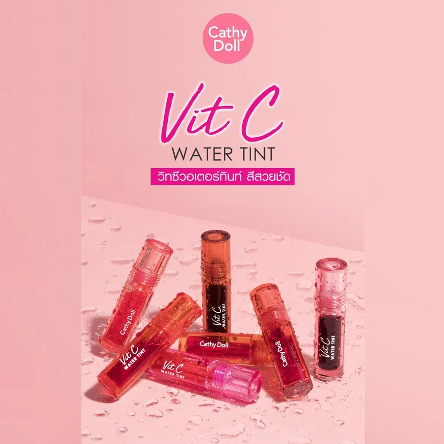 CATHY DOLL VIT. C WATER TINT LIP 2.7G