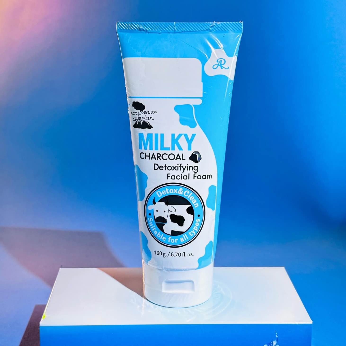 Ar Milky Charcoal Detoxifying Foam Original Face Wash