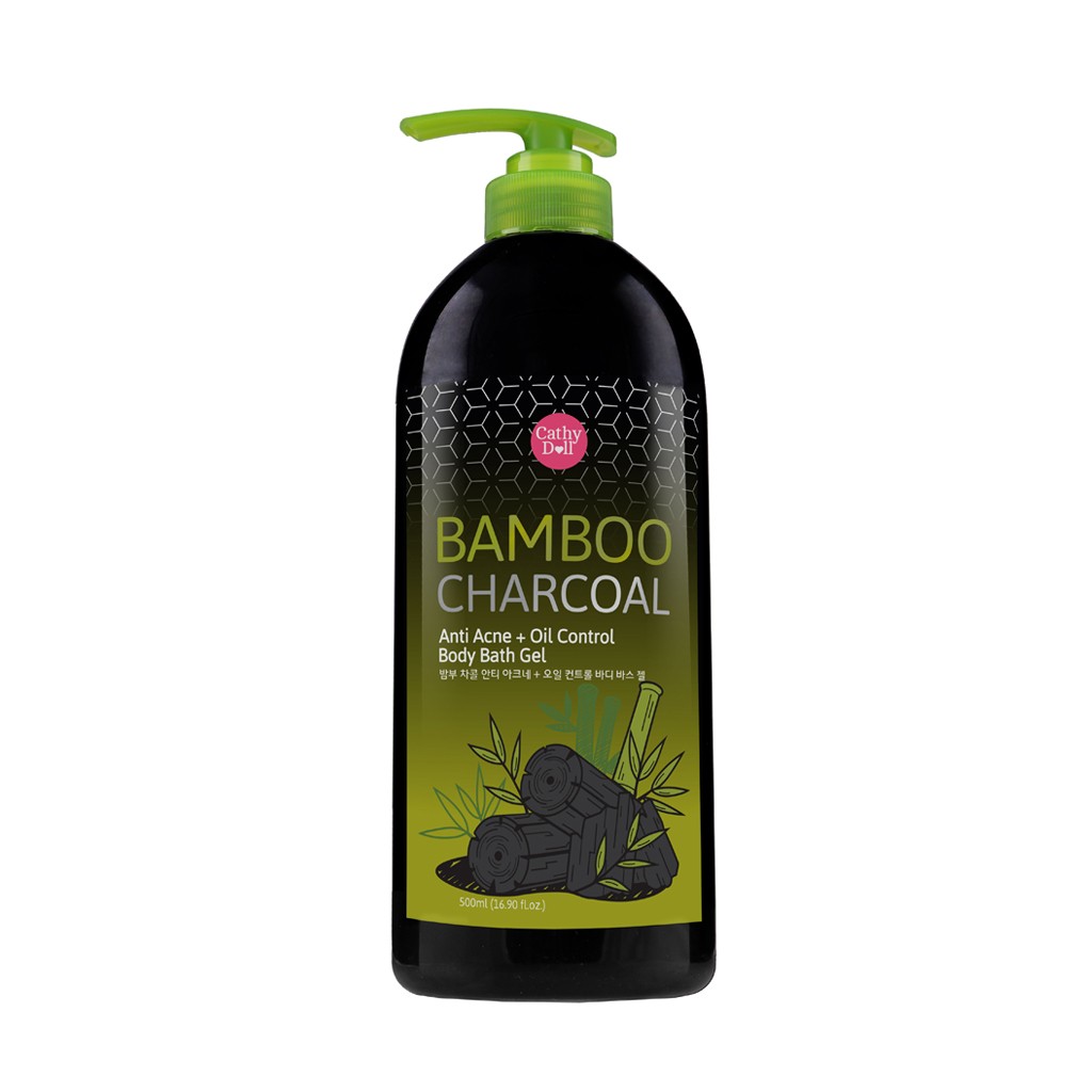Bamboo Charcoal Anti Acne + Oil Control Body Bath Gel