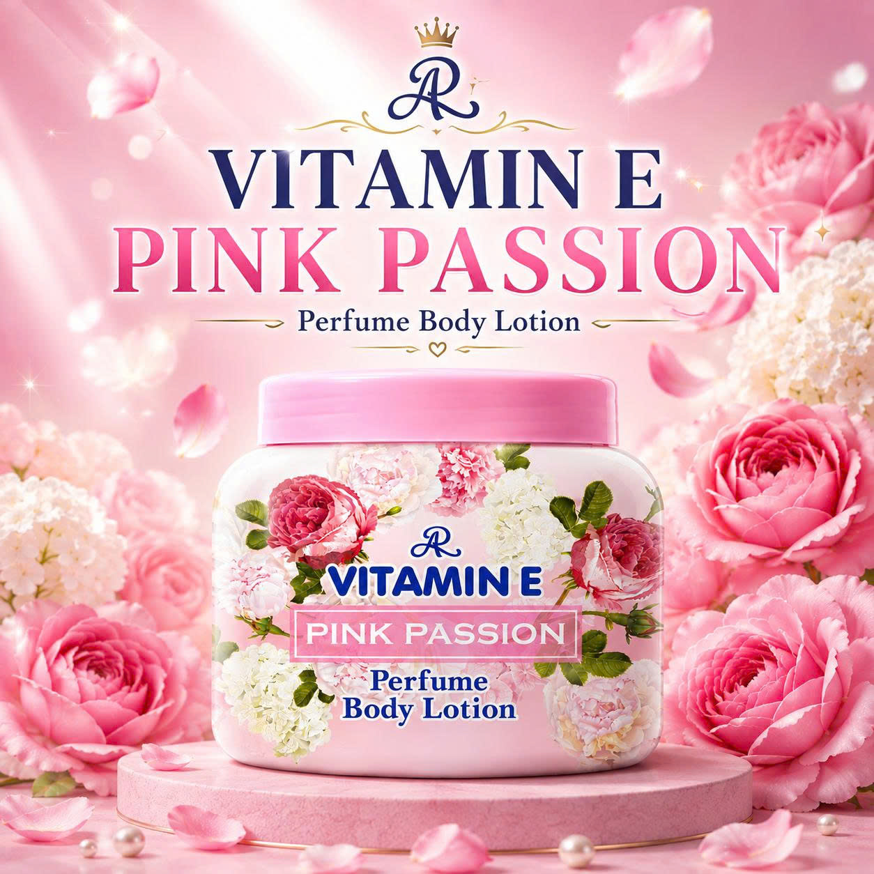 Vitamin E Pink Passion Perfume Body lotion