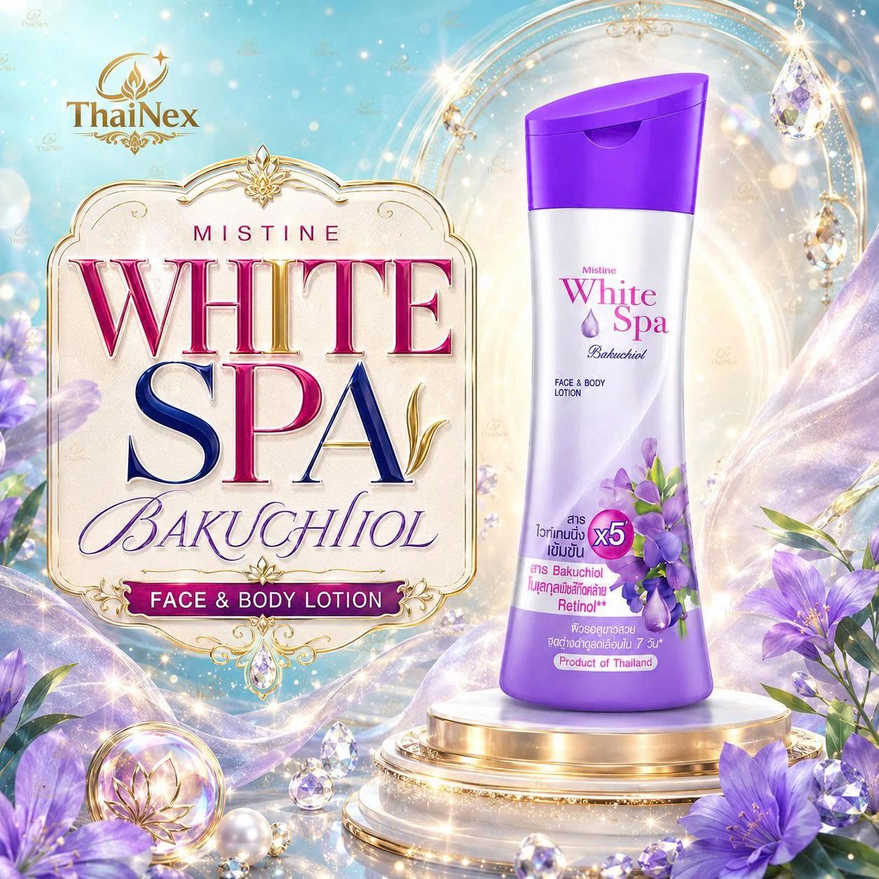 MISTINE WHITE SPA BAKUCHIOL PERFECT SKIN & BRIGHTENING LOTION 200ml