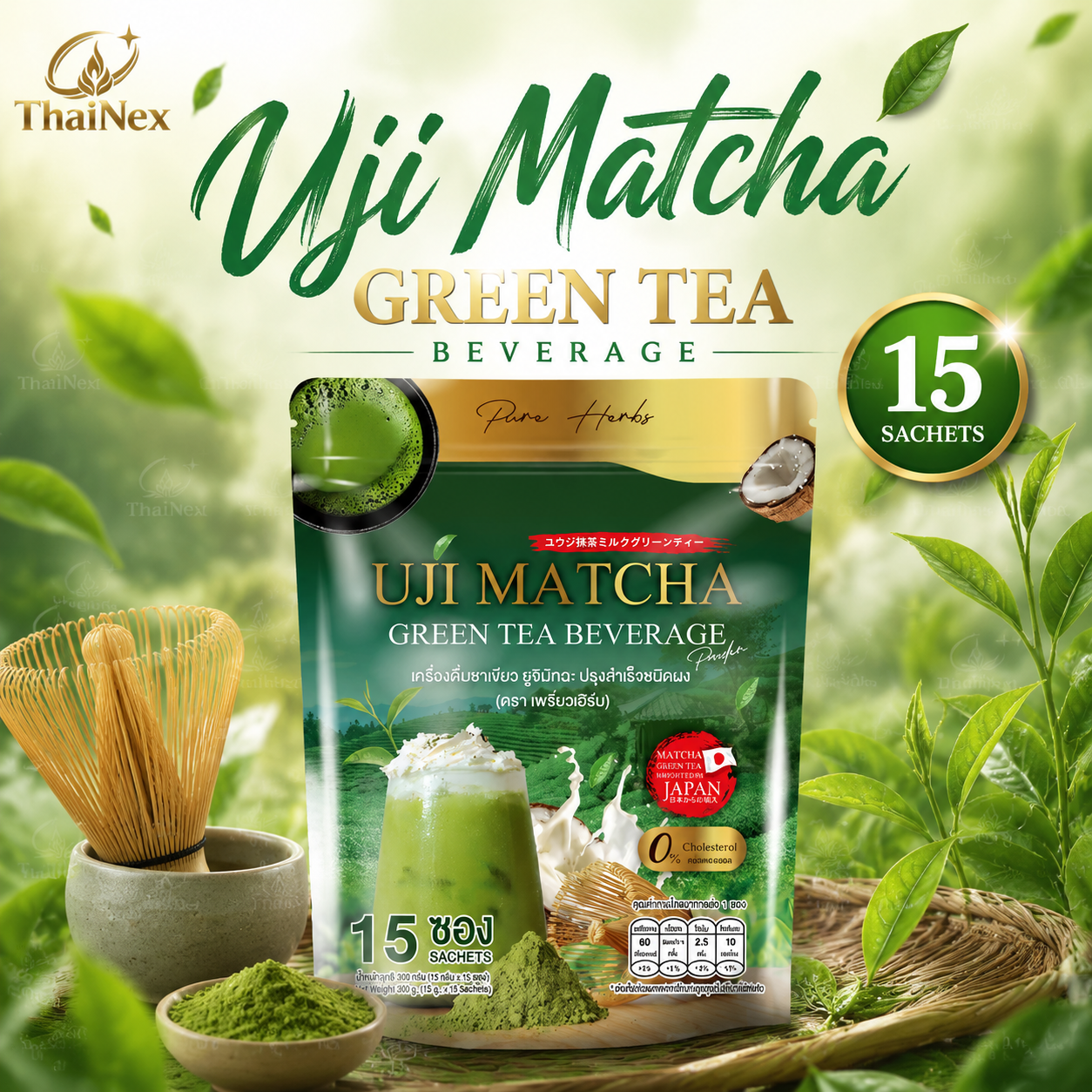 Pure Herbs Uji Matcha Green Tea Beverage