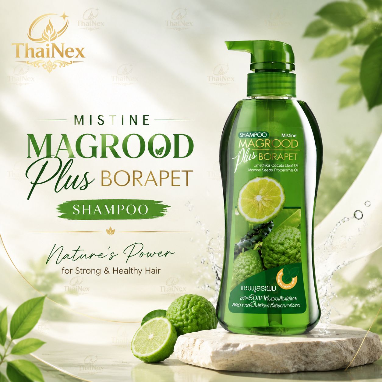 Mistine Magrood Plus Borapet Shampoo 400ml