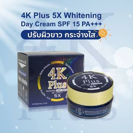 4K Plus 5X Whitening Day Cream SPF15 PA+++ 20g
