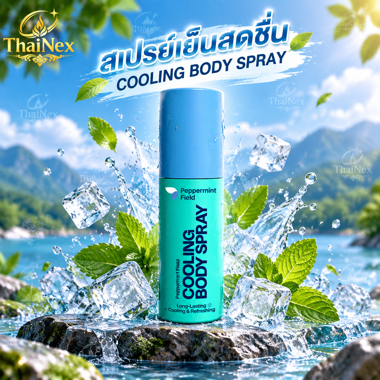 Peppermint Field Cooling Body Spray 30ml