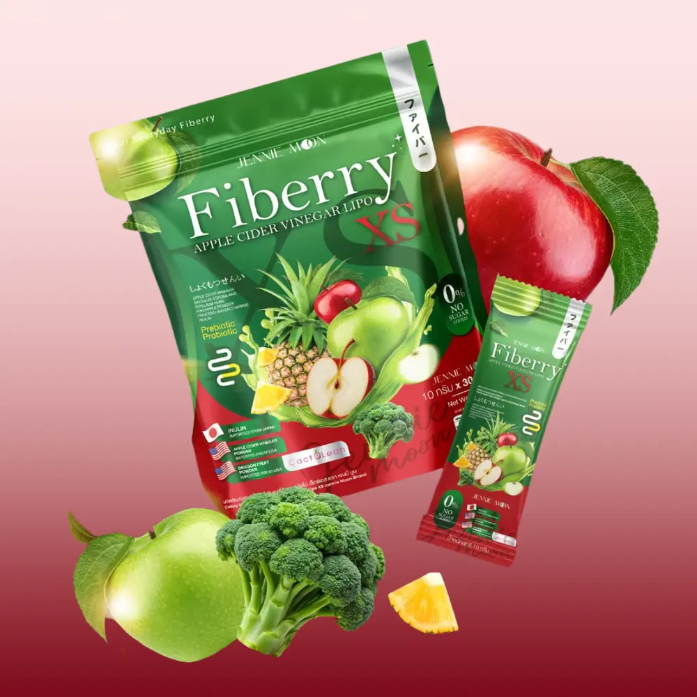 JENNIE MOON FIBERRY APPLE CIDER VINEGAR LIPO XS 300g