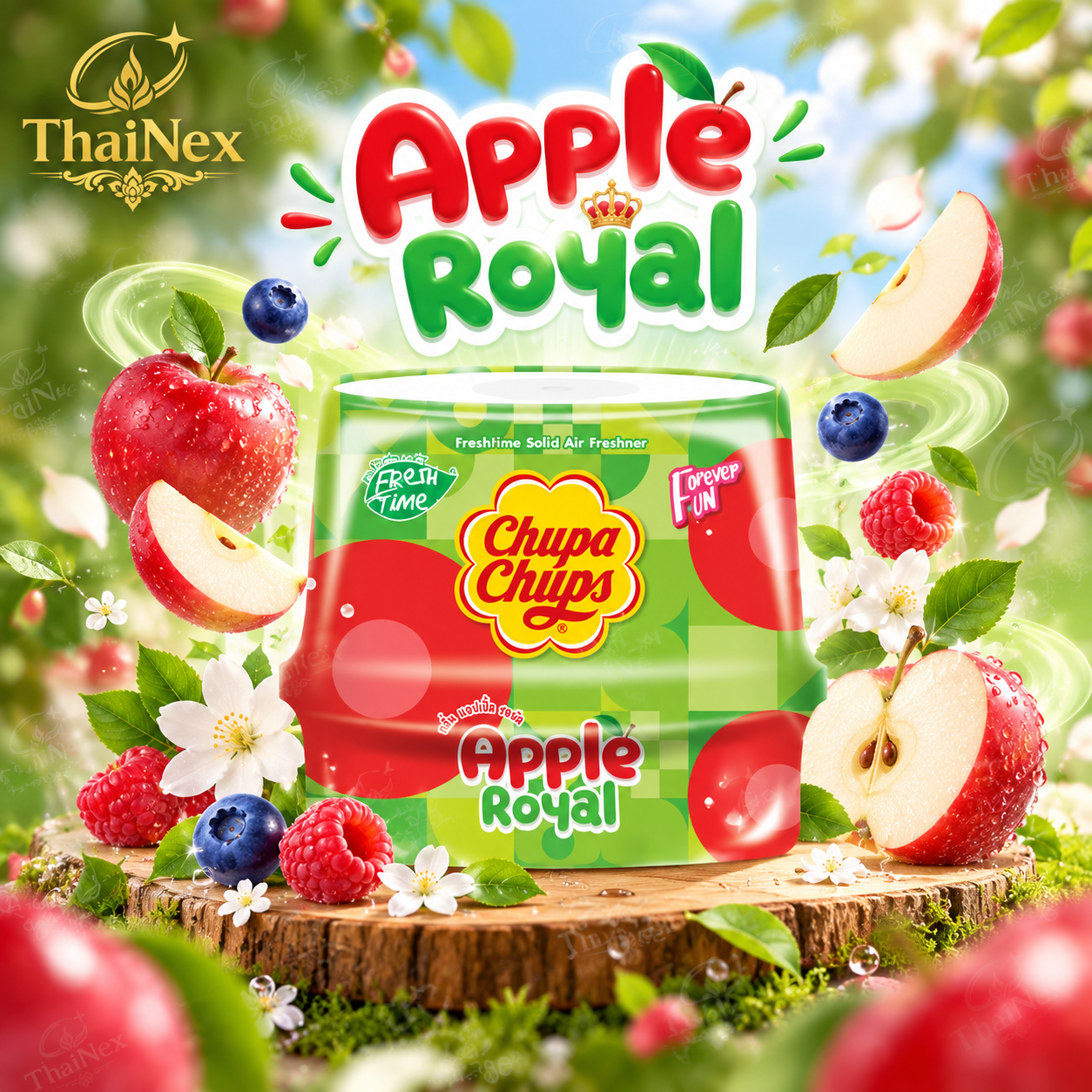 Chupa Chups Apple Royal Solid Air Freshener 180g