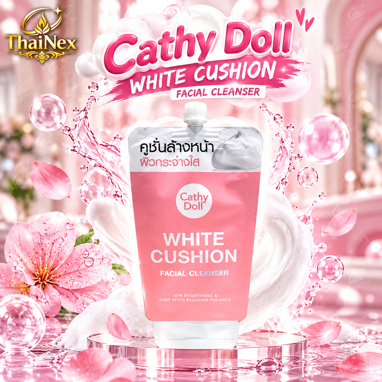 Cathy Doll White Cushion Facial Foam Cleanser(12 ml)