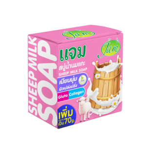 Jam Soap Sheep Milk Gluta Collagen Soap 70g – 12 Pack