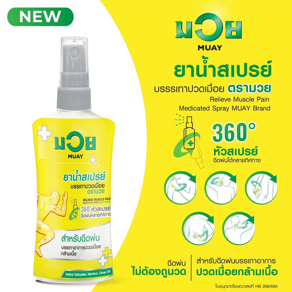 NAMMAN MUAY Relieve Muscle Pain Medicated Spray 40ml