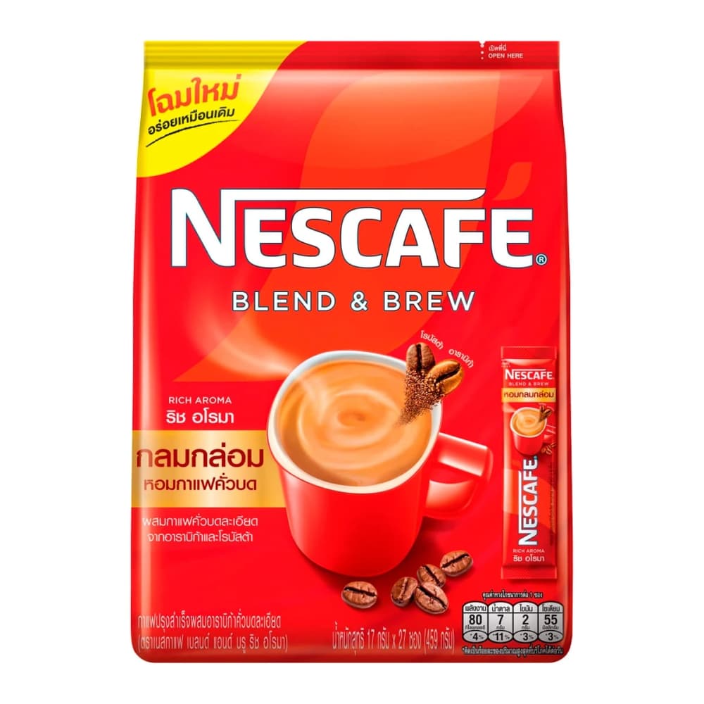 NESCAFE Blend & Brew Rich Aroma Instant Coffee 17g x 27 sticks