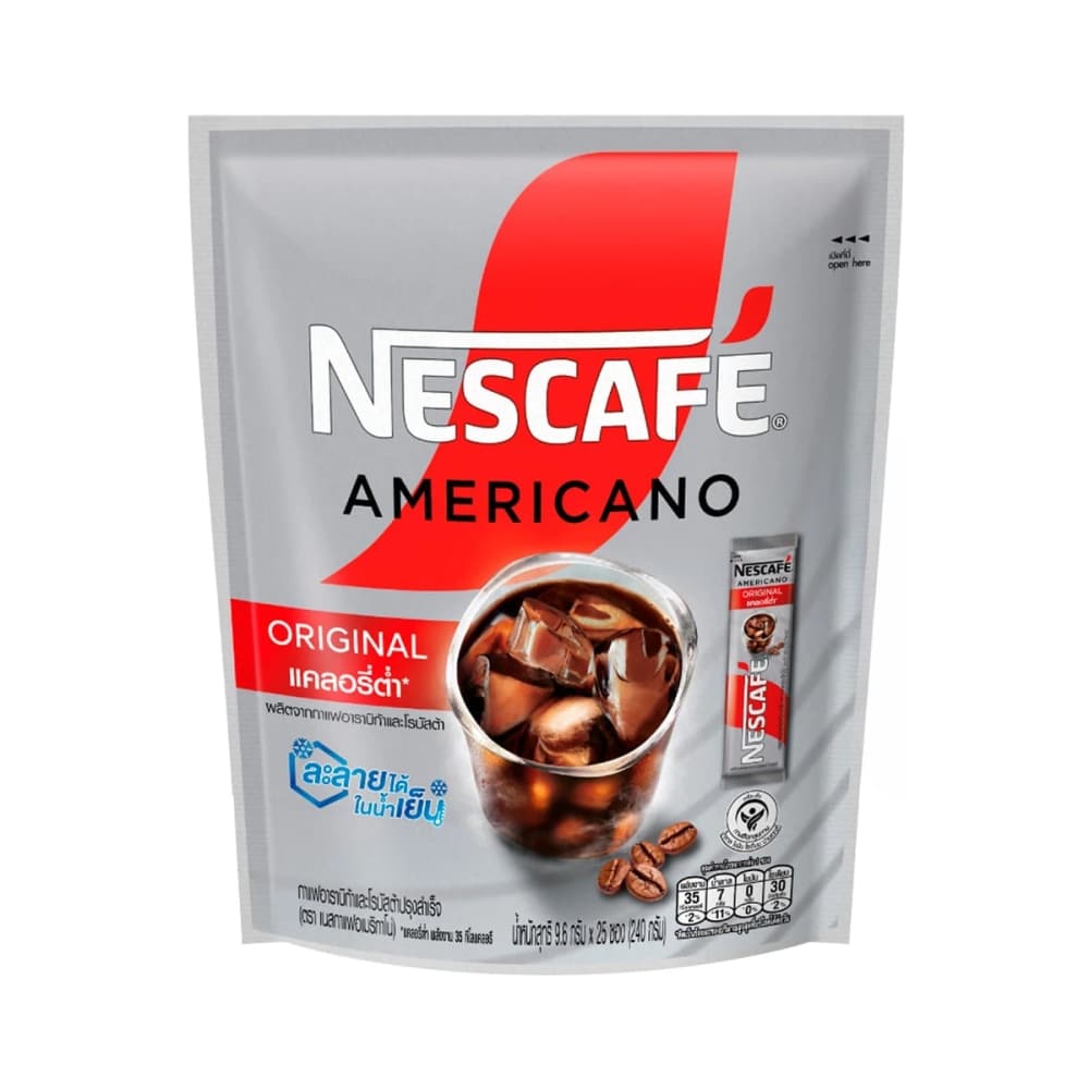 NESCAFE Americano Instant Coffee Mix Low Calorie 9.6g x 25 sticks