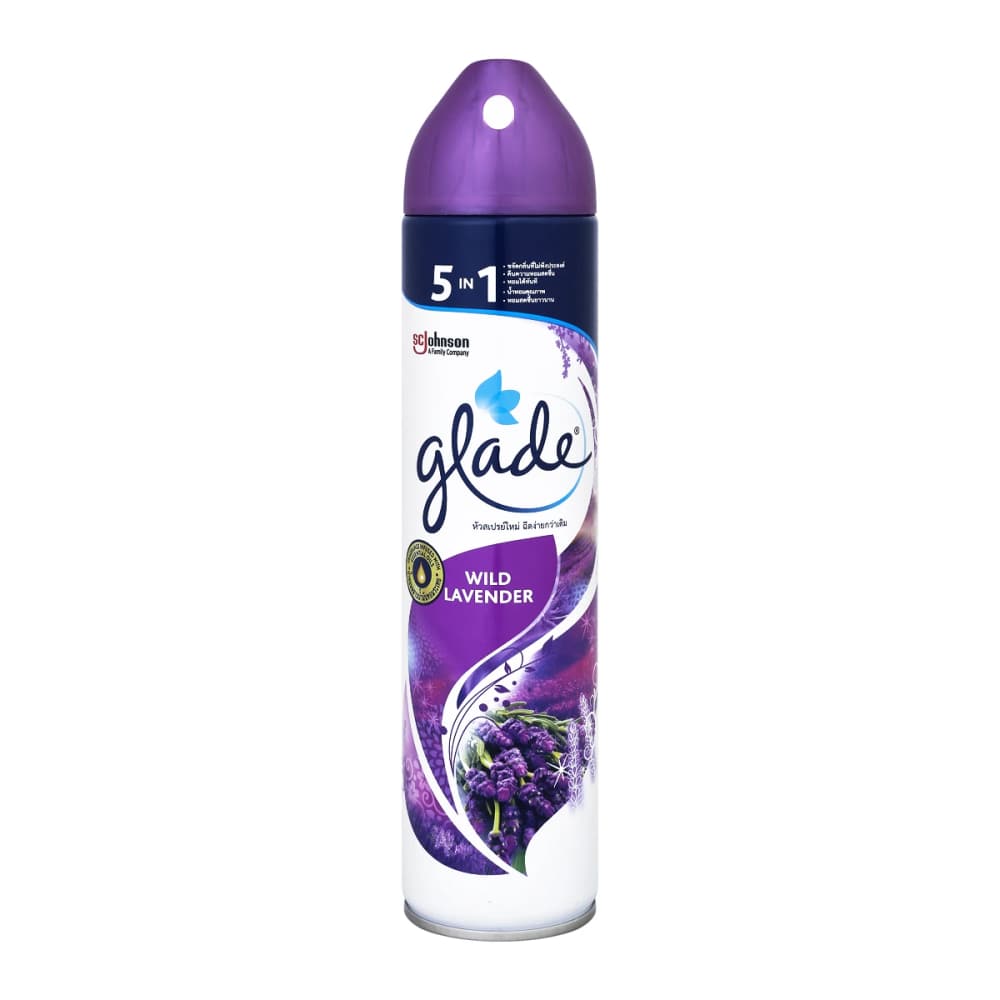 GLADE Air Freshener Spray Wild Lavender Scent 320ml