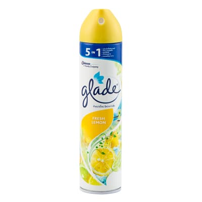 GLADE Air Freshener Spray Fresh Lemon Scent 320ml