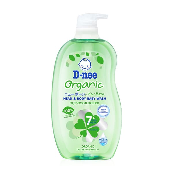 D-NEE Organic Head & Body Baby Wash for Newborn 750ml