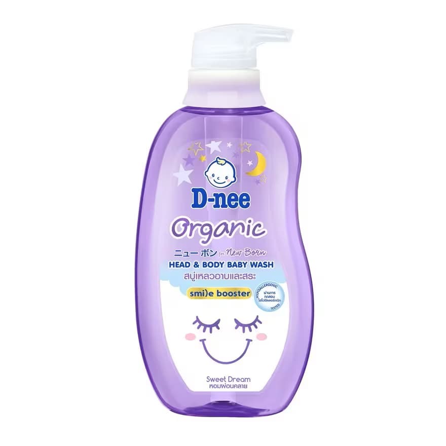 D-NEE Head & Body Baby Wash Smile Booster Scent 750ml