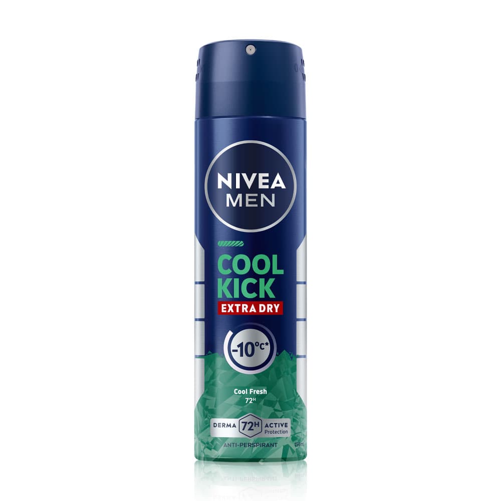NIVEA Men Extra Dry Cool Fresh Spray Deodorant 150ml