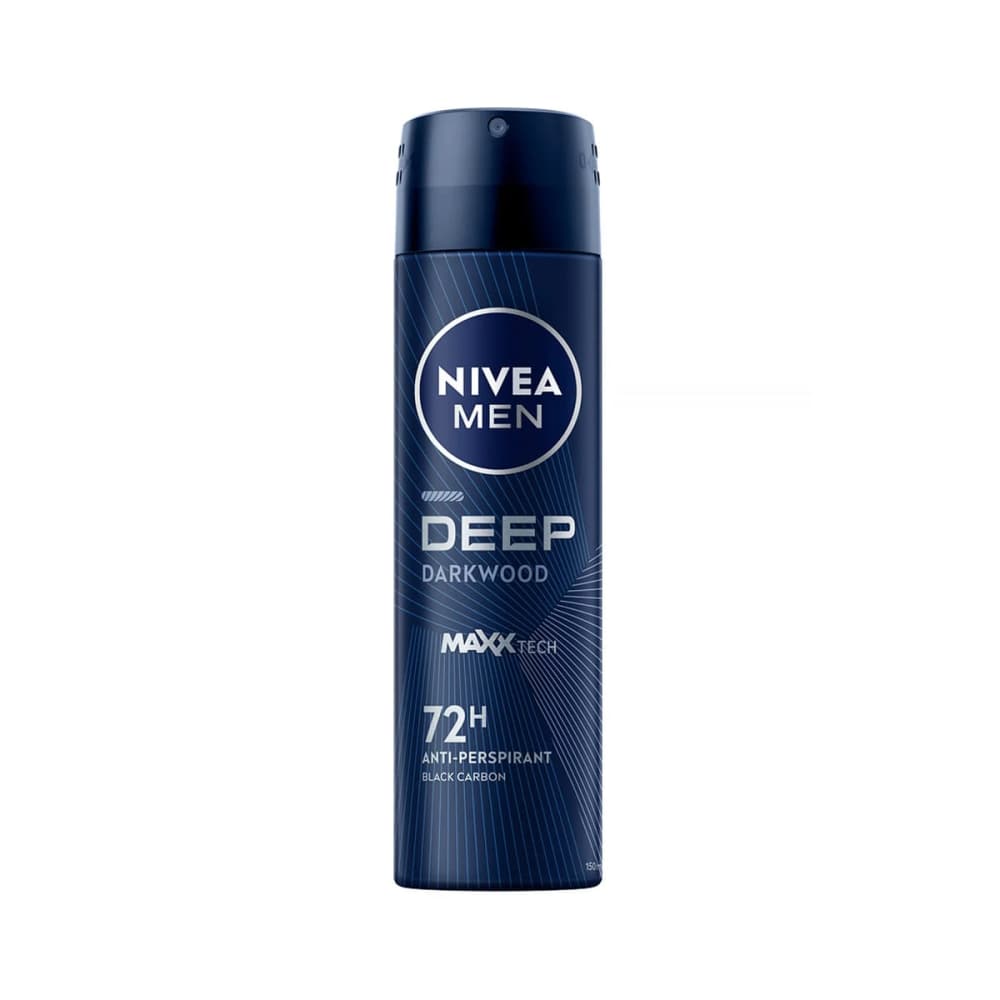 NIVEA Men Deep Black Charcoal Antiperspirant Spray 150ml