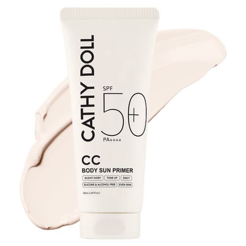 Cathy Doll CC Body Sun Primer SPF50+ PA++++ Light Ivory 50 Ml.