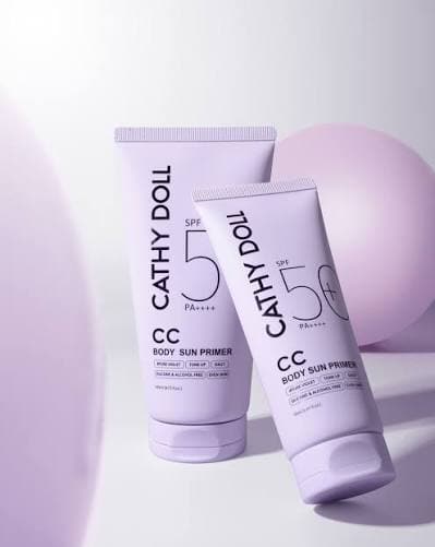 Cathy Doll CC Body Sun Primer SPF50+ PA++++ Pure Violet 50 Ml.