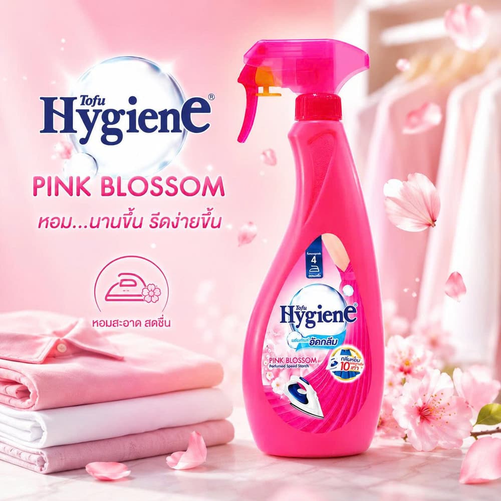 Hygine Liquid Pressing Pink Blossom Pink Color 550ml