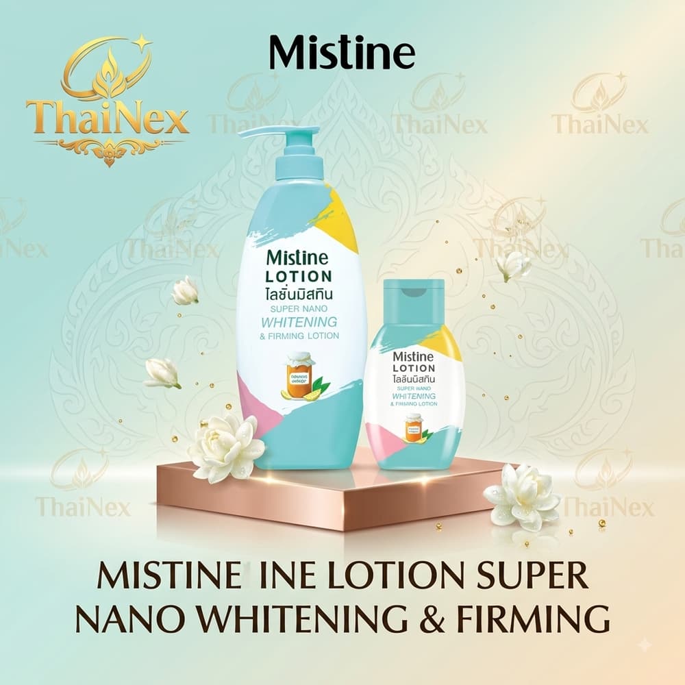 MISTINE SUPER NANO WHITENING AND FIRMING LOTION  400 + 50ml