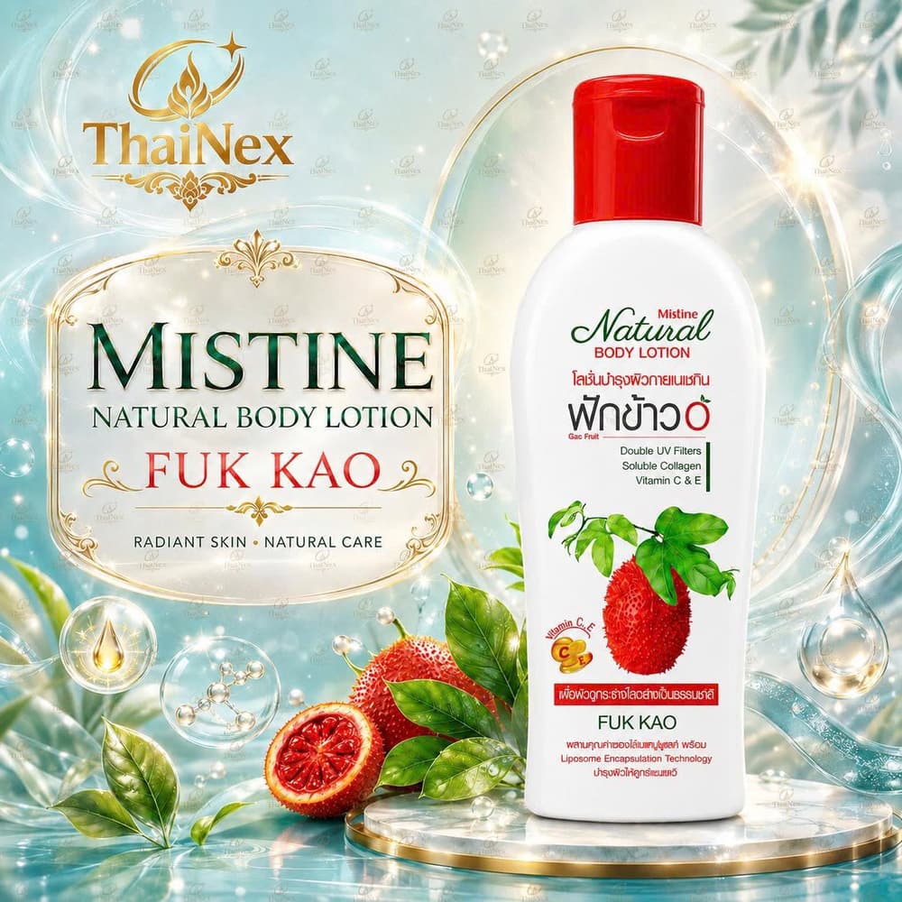 Mistine Natural Body Lotion Fuk Kao 200ml