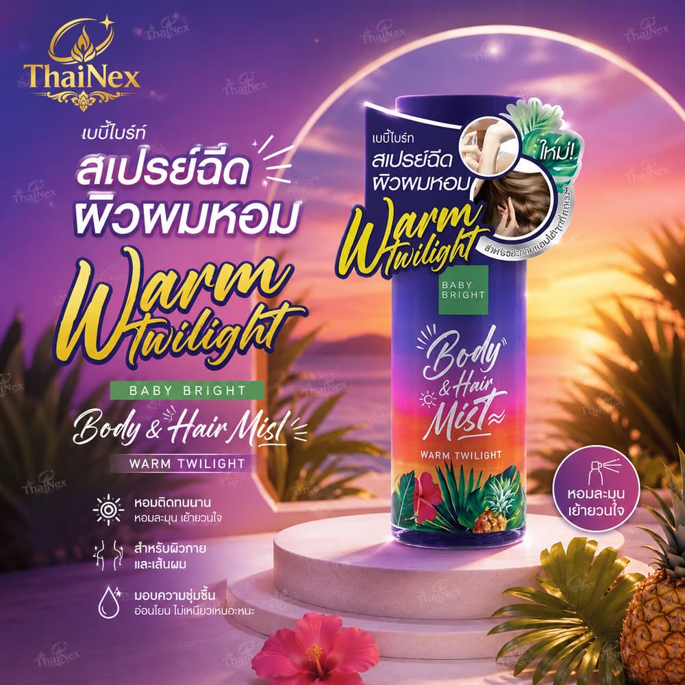Baby Bright - Warm Twilight Body & Hair Mist 50ml.