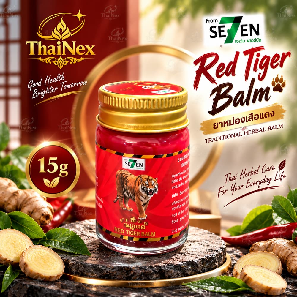SEVEN Tiger Strong Balm Thai Herbal Massage Balm 15g