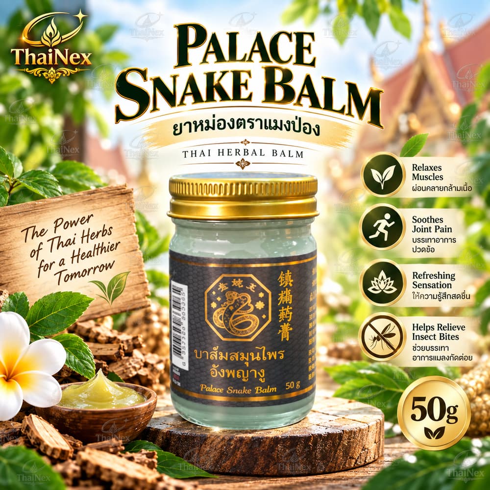 SEVEN White Strong Balm Thai Herbal Hot Formula Massage Balm 50g