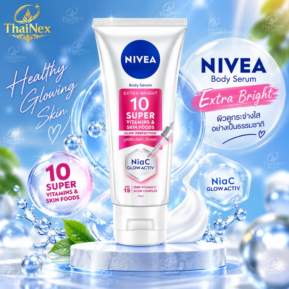 Extra Bright 10 Super Vitamins (For Radiant Healthy Youthful Skin) 320ml (1+1)