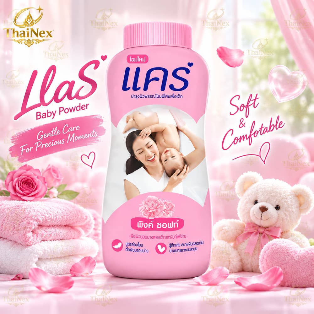 Care Baby Powder Pink Soft 160g