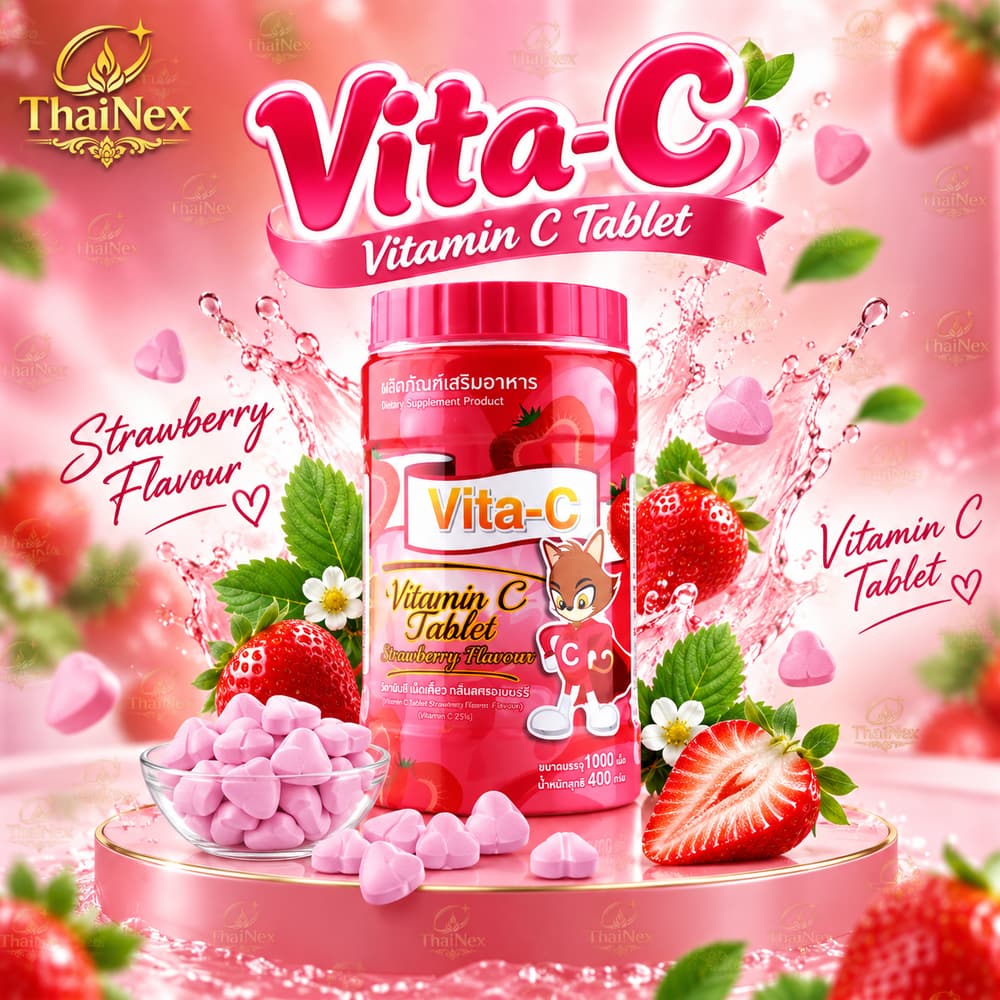 VITA-C STRAWBERRY 1000 CAPSULES