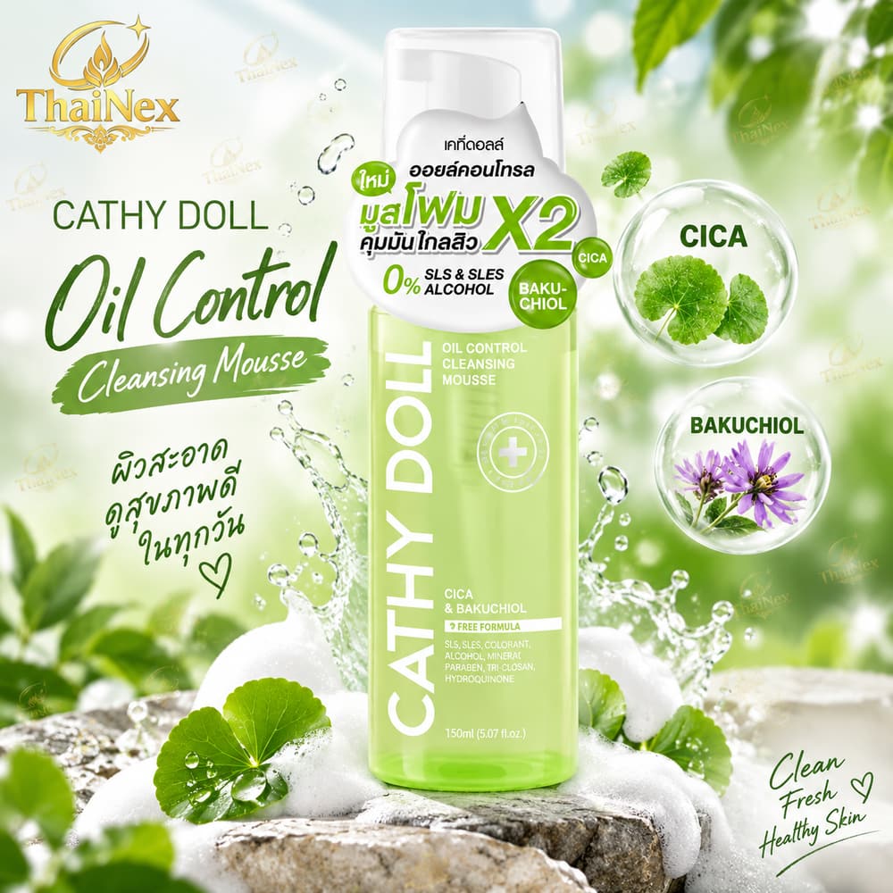 Cathy Doll Oil Control Cleansing Mousse 150ml