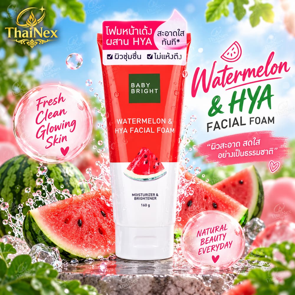 Baby Bright Watermelon & HYA Facial Foam