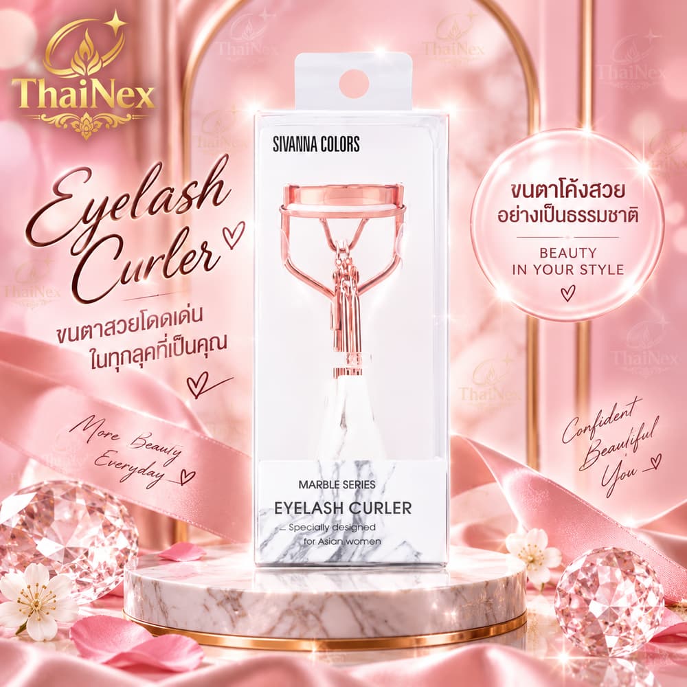 Sivanna Colors Marble Series Eyelash Curler #HF101