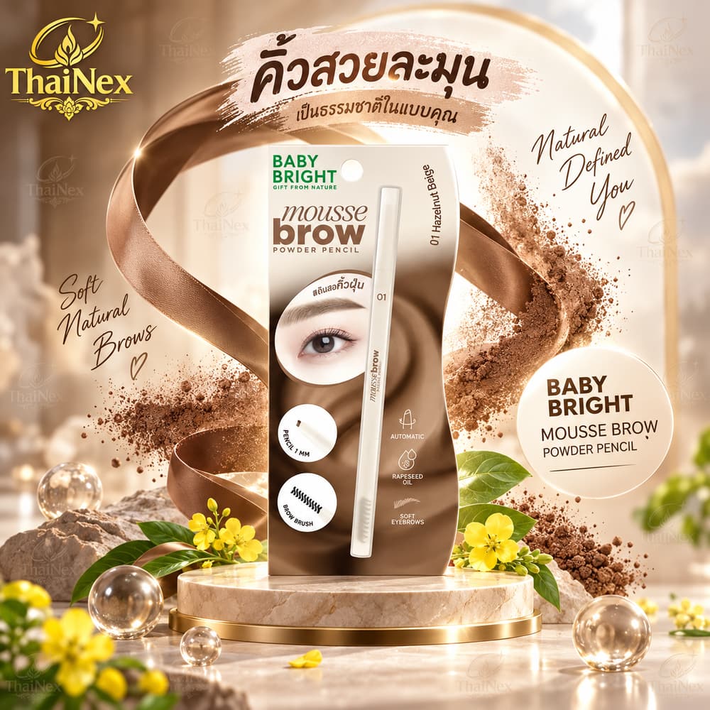 BABY BRIGHT - Mousse Brow Powder Pencil (0.06g)