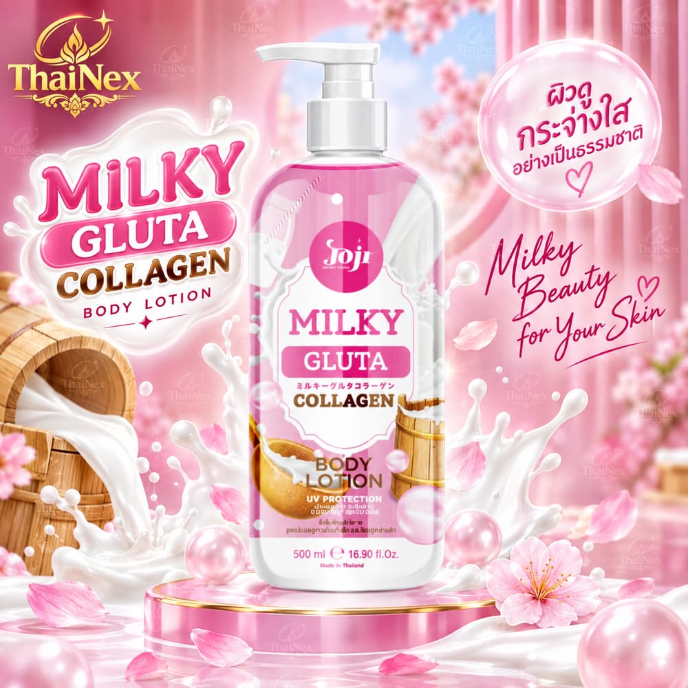 Joji Secret Young Milky Gluta Collagen Body Lotion 500 ml
