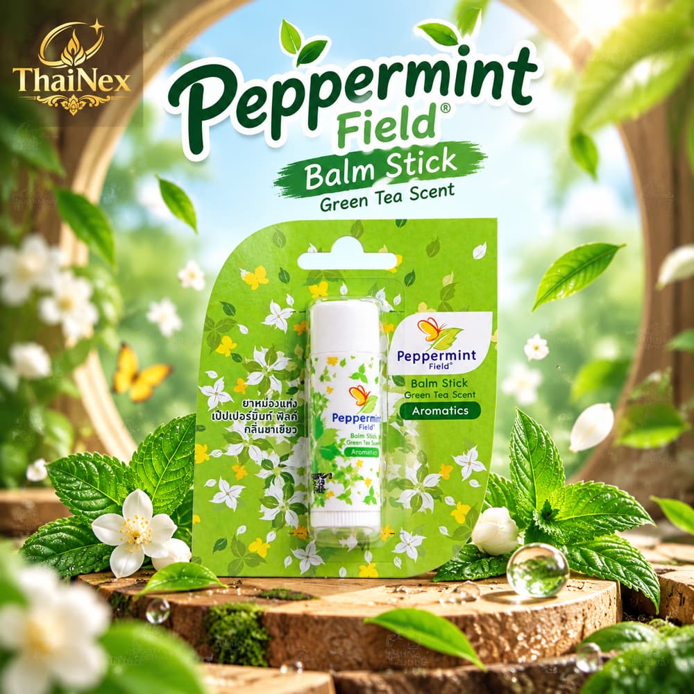 Peppermint Field Balm Stick GreenTea 6g