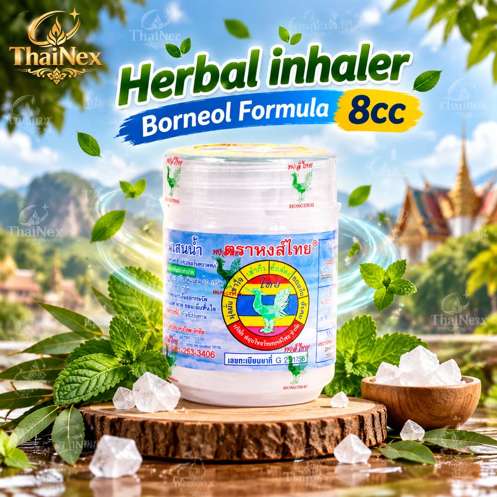 Herbal inhaler, Borneol Formula 8cc ( 12 box )