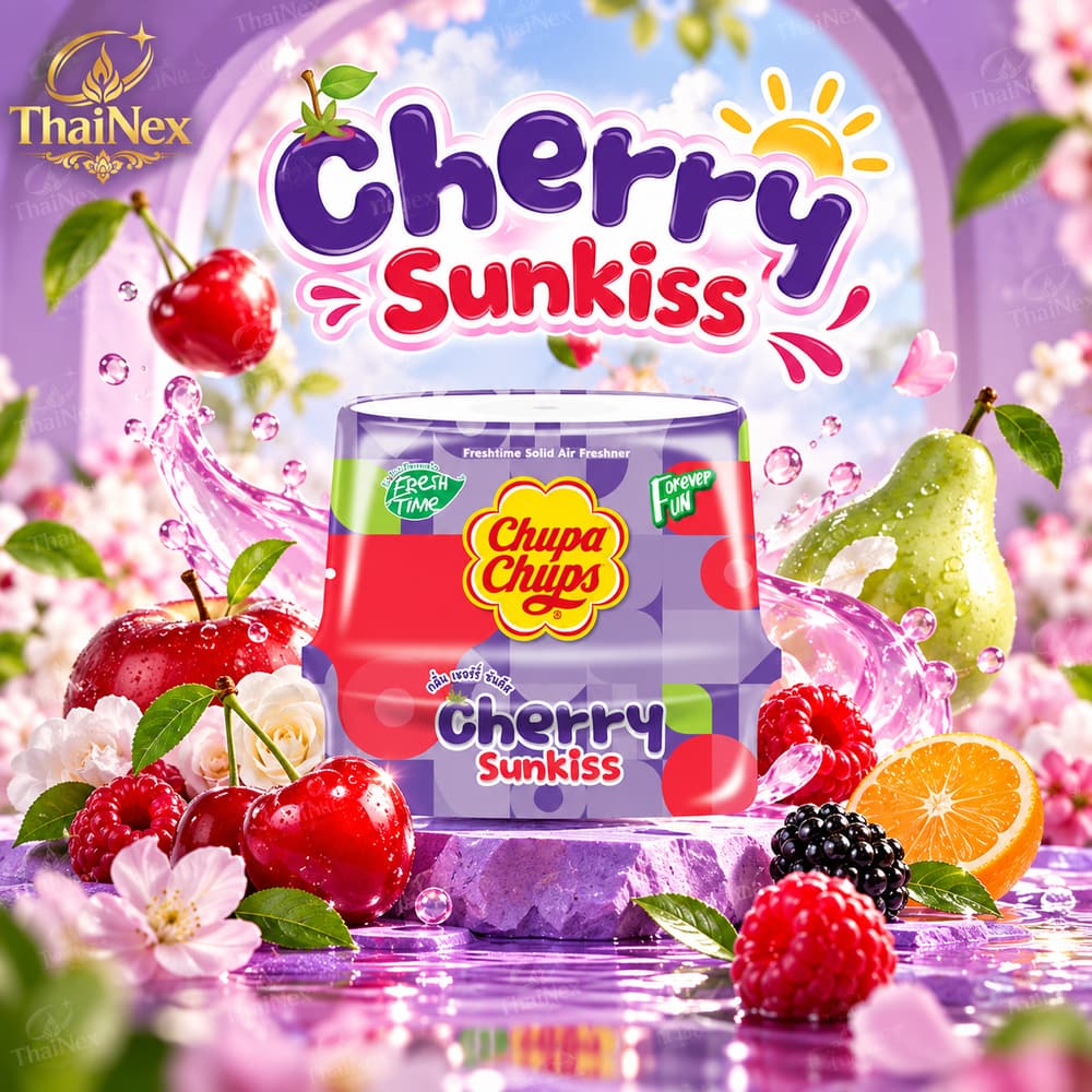 Chupa Chups Cherry Sunkiss Solid Air Freshener 180g