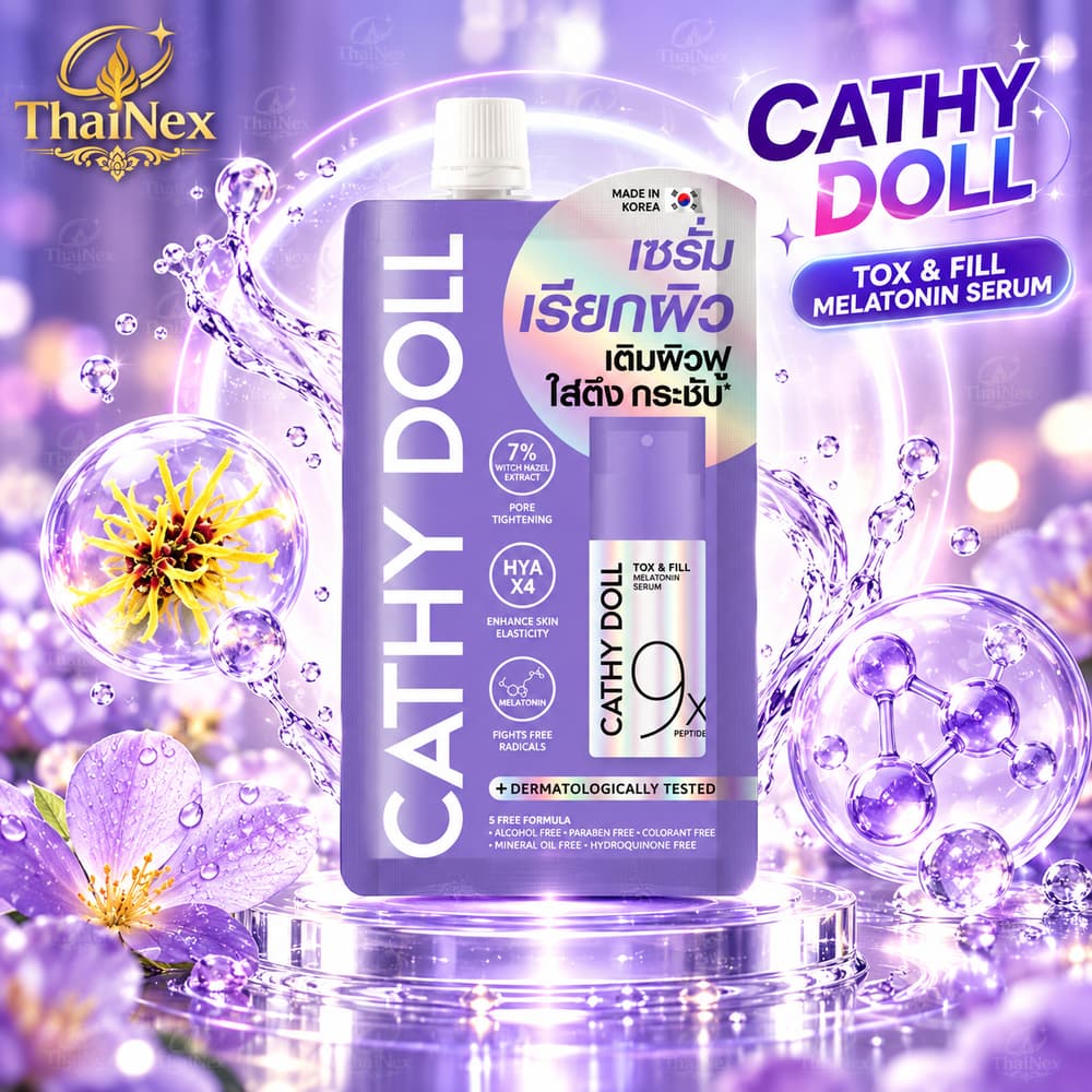 Cathy Doll 9X Peptide Tox & Fill Melatonin Serum 7ml