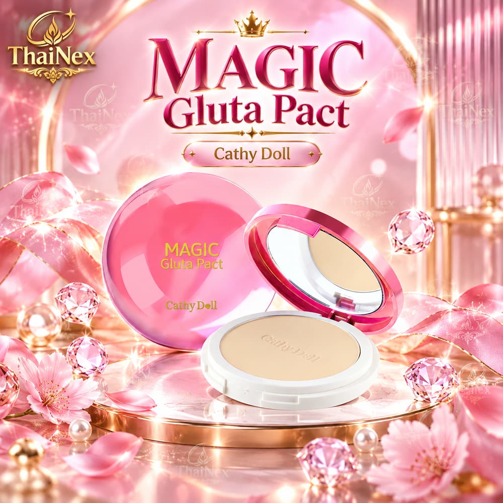 Cathy Doll Magic Gluta Pact SPF50 PA+++ 12g