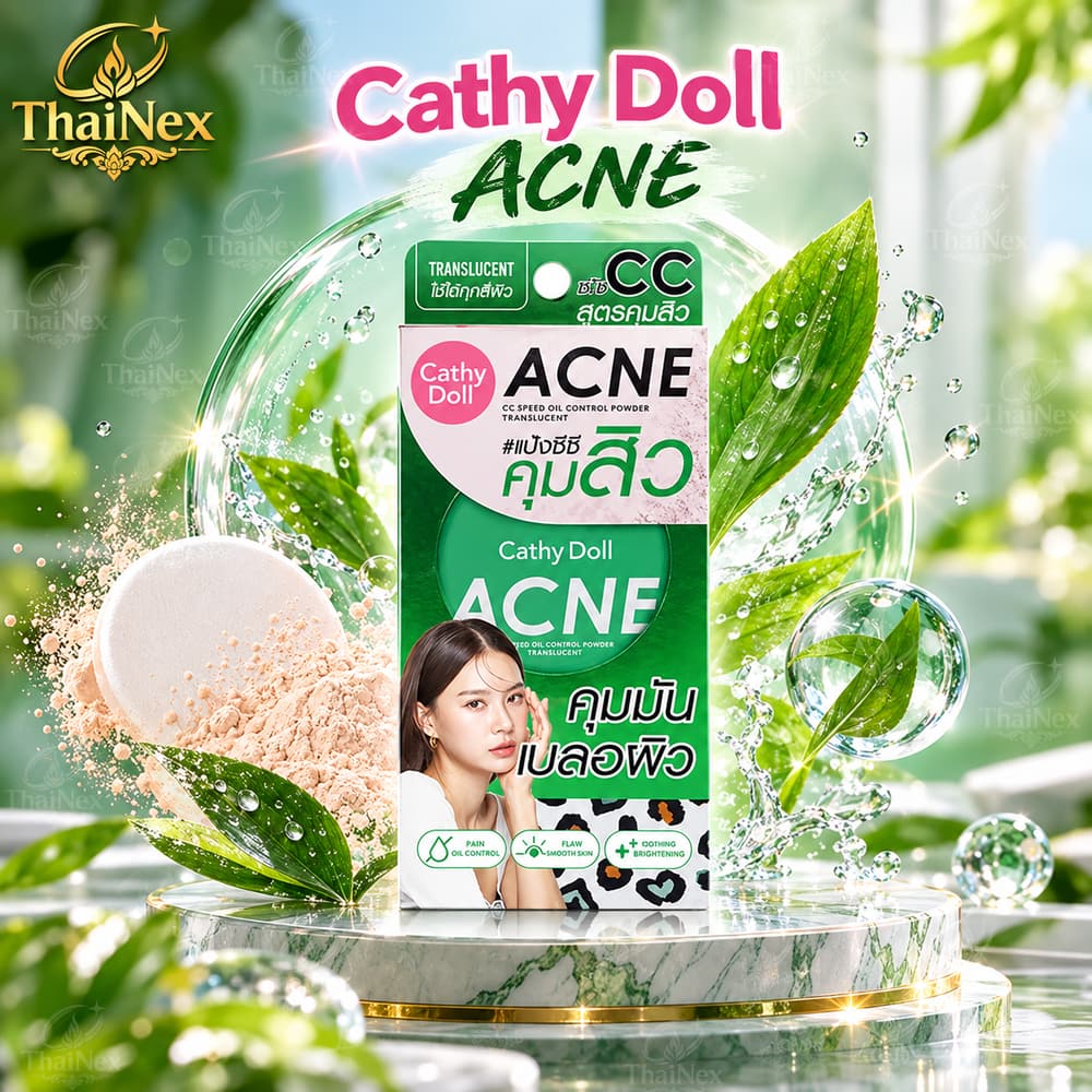 Cathy Doll Acne CC Speed Oil Control Translucent Powder 4.5g